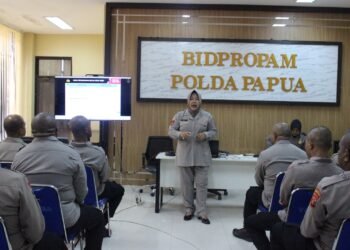 Bidpropam Polda Papua Lanjutkan Hari Ke-3 Pembinaan dan Pemulihan Profesi Bagi Personel PNPP Tahun 2025