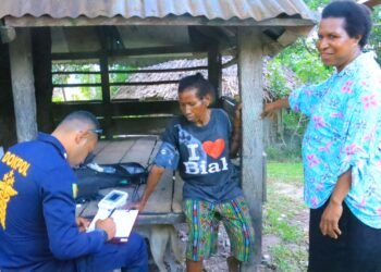 Dekatkan Pelayanan, Subsatgas Keladi Sagu sambangi warga Yalimo lewat kegiatan Kesehatan Keliling