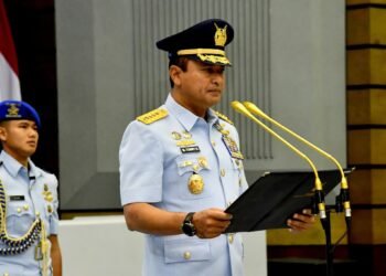 “Kasau Pimpin Sertijab Kadisdikau dan Penyerahan Jabatan Kadispsiau”