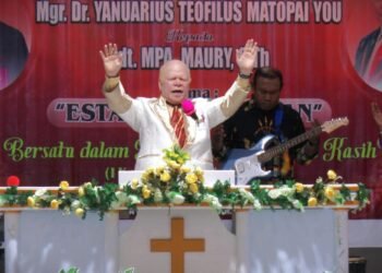 Personel Satuan Binmas Polres Merauke Gelar Patroli dan Sambang Poskamling Ciptakan Kamtibmas Kondusif