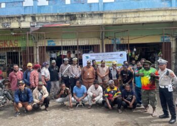 Sat Lantas Polres Jayawijaya Sosialisasikan Rencana Induk Jaringan LLAJ dan Keselamatan Berlalu Lintas