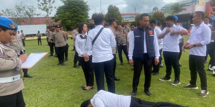 Propam Polres Jayawijaya Gelar Gaktibplin, Tegakkan Disiplin Internal Personel