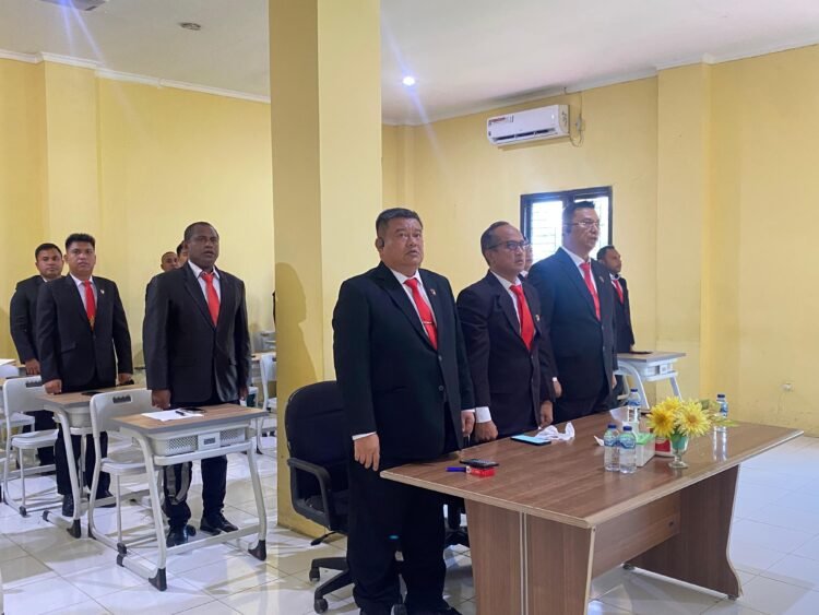 Jajaran Direktorat Reserse Polda Papua Barat Ikuti Pembukaan Digbangpers Online Dari Bareskrim Polri