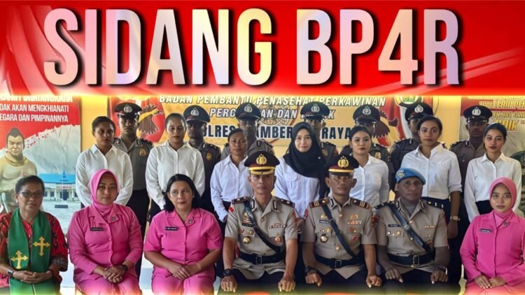 Upacara Serah Terima Jabatan Kabag Ops, Kasat Binmas dan Kasat Narkoba Polres Mamberamo Raya