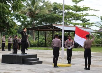 Kapolres Sarmi Pimpin Upacara Hari Pahlawan, Teguhkan Semangat Generasi Penerus
