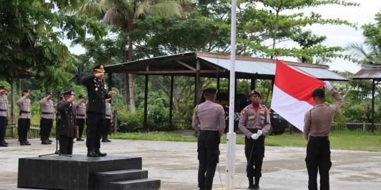 Kapolres Sarmi Pimpin Upacara Hari Pahlawan, Teguhkan Semangat Generasi Penerus
