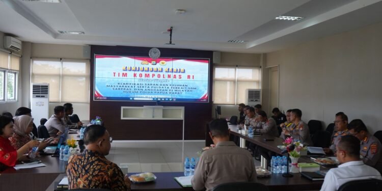 Polda Papua Barat Terima Kunjungan Kerja Kompolnas RI