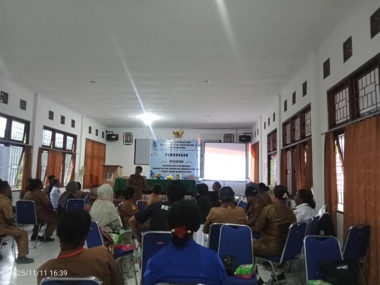 Sinergi Bersama, Polsek Sarmi Kota Hadiri Penguatan Lembaga PPA Kabupaten Sarmi