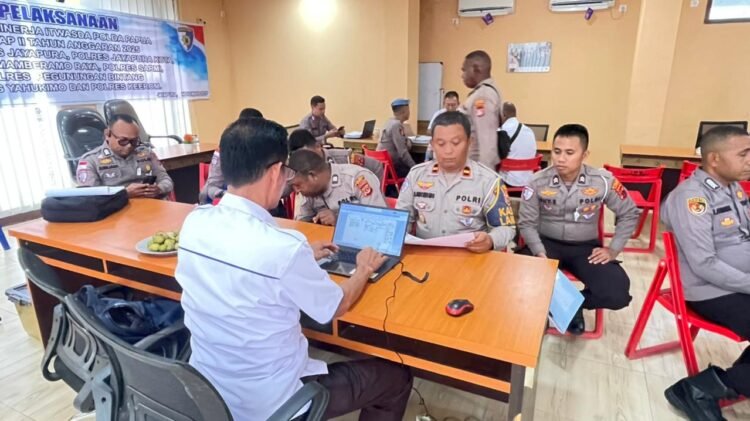 Polres Sarmi Ikuti Audit Kinerja Tahap II Itwasda Polda Papua Tahun 2025