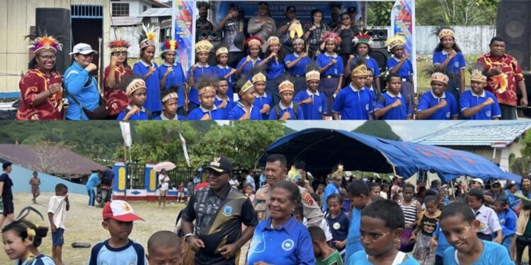 Kapolres Mamberamo Raya Menghadiri Pembukaan Lomba Pembentukan Karakter Bidang Sd dan SMP Tingkat kab. Mamberamo Raya