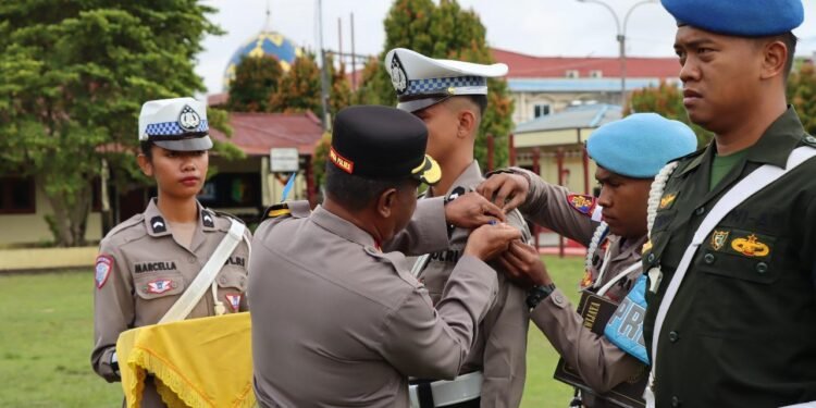 Operasi Rasaka Cartenz 2025 Subsatgas Si Ipar Polres Jayawijaya Gelar Kegiatan Pendidikan di Kampung Walani, Distrik Wesaput, kec. Sinapuk, kab. Jayawijaya