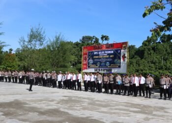 Menjelang OPS Lilin 2025, Polres Sarmi Luncurkan Operasi Zebra Cartenz dengan Kekuatan Penuh