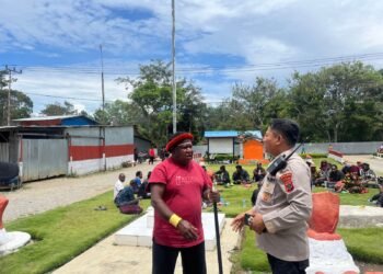 Sambang Kapolsek Wamena Kota, Pastikan Keamanan dan Ketertiban Masyarakat
