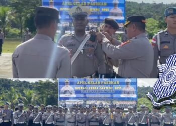 Kapolres Mamberamo Raya Mengjhadiri Pengukuhan Majelis Pembimbing Cabang Gerakan Pramuka Masa Bakti Tahun 2025-2030 di kab. Mamberamoraya