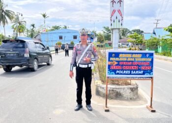 Hari Kedua Operasi Zebra 2025, Sat Lantas Sarmi Amankan Puluhan Kendaraan Tanpa Surat Lengkap