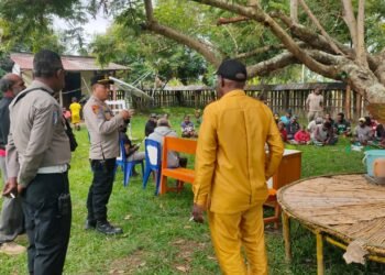 Kapolsek Wamena Kota Dorong Tertib dan Sehat melalui Sambang Kampung