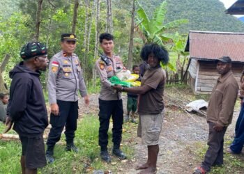 Sat Samapta Polres Jayawijaya Laksanakan Patroli Dialogis Pastikan Situasi Wilayah Tertib dan Aman