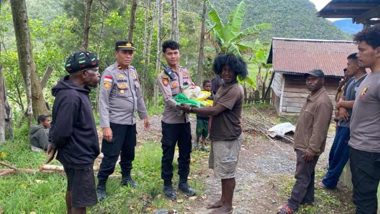 Sat Samapta Polres Jayawijaya Laksanakan Patroli Dialogis Pastikan Situasi Wilayah Tertib dan Aman