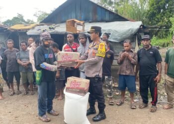 Sat Samapta Polres Jayawijaya Laksanakan Patroli Dialogis Pastikan Situasi Wilayah Tertib dan Aman