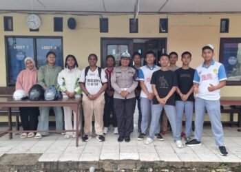 Sat Samapta Polres Jayawijaya Laksanakan Patroli Dialogis Pastikan Situasi Wilayah Tertib dan Aman