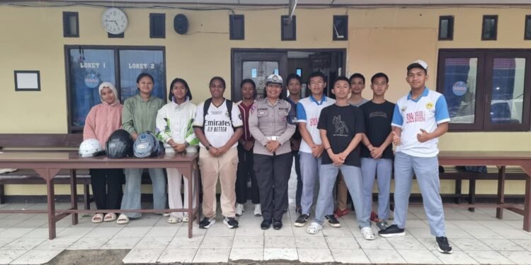 Sat Samapta Polres Jayawijaya Laksanakan Patroli Dialogis Pastikan Situasi Wilayah Tertib dan Aman