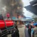 Kebakaran Hanguskan Aspol dan Ruko Polres Jayawijaya di Jl. Pramuka–Ahmad Yani Wamena