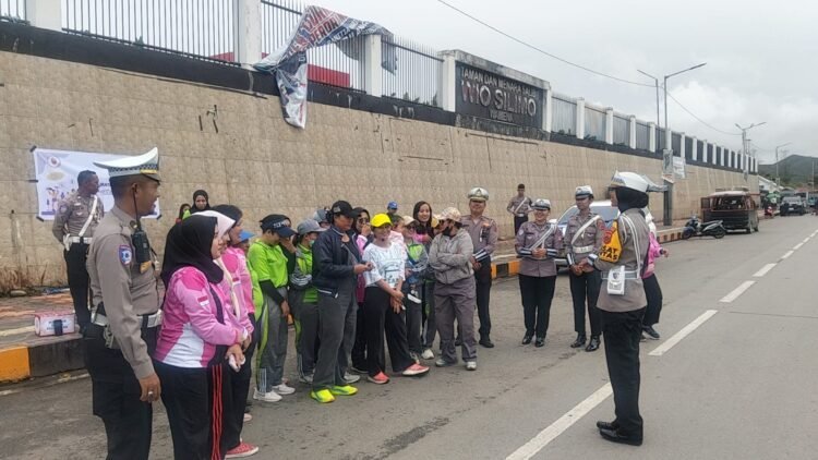 Sat Lantas Polres Jayawijaya Gelar Penyuluhan “Police Goes To Community” Bersama Ikatan Bidan Indonesia