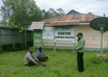 Kapolsek Wamena Kota Cek Perkembangan Tanaman Jagung di Kampung Hubikiak