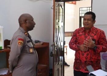 Tingkatkan Mutu Layanan, Polres Sarmi Terima Kunjungan Pengawasan dari Ombudsman RI