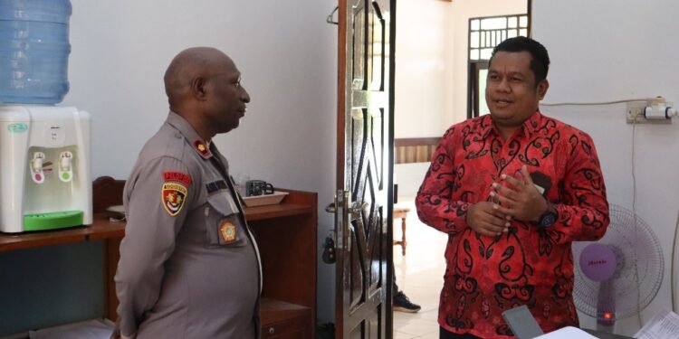 Tingkatkan Mutu Layanan, Polres Sarmi Terima Kunjungan Pengawasan dari Ombudsman RI