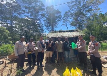Sat Binmas Polres Jayawijaya Berikan Himbauan Kamtibmas kepada Komunitas Anak dan Remaja