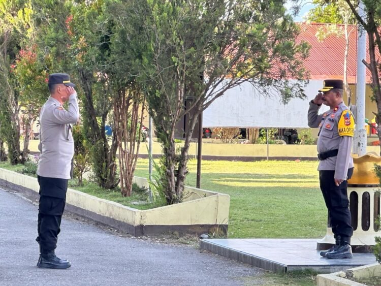 Polres Jayawijaya Gelar Apel Pasukan Antisipasi Kalender Kamtibmas Bulan Desember 2025