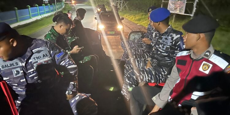 Polres Sarmi Gelar Patroli Gabungan Antisipasi Kalender Kamtibmas Jelang 1 Desember