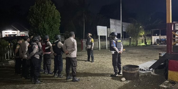 Polsek Jajaran Polres Sarmi Intensifkan Patroli Gabungan Antisipasi Kalender Kamtibmas Jelang 1 Desember