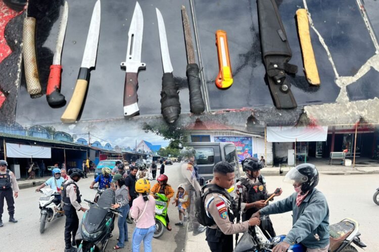 Tegakkan Kamtibmas, Regu Siaga III Amankan 5 Sajam dalam Razia Siang