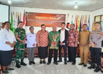 Polsek Bonggo Resmikan Papan Nama Makopolsek dan Fasilitas Pendukung