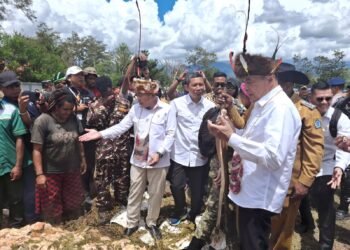 Menko Polhukam dan Kepala BIN RI Tiba di Wamena, Polres Jayawijaya Lakukan Pengamanan Terpadu