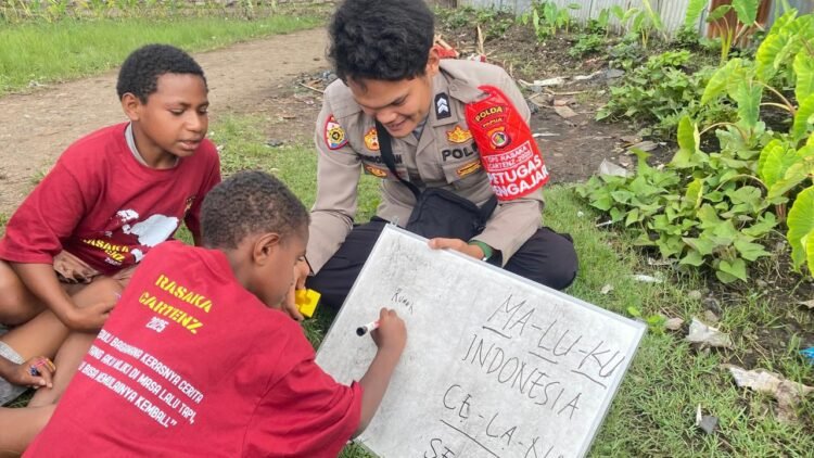 Polres Jayawijaya Hadirkan Pembelajaran Lapangan untuk Anak Wamena melalui Operasi Rasaka Cartenz 2025