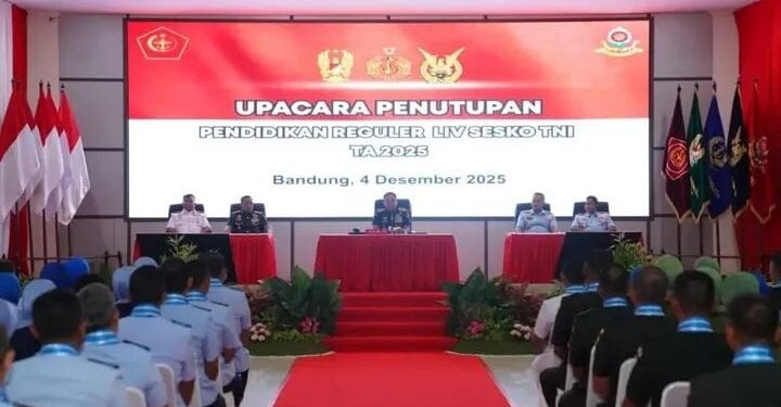 Panglima TNI Tutup Dikreg LIV Sesko TNI 2025
