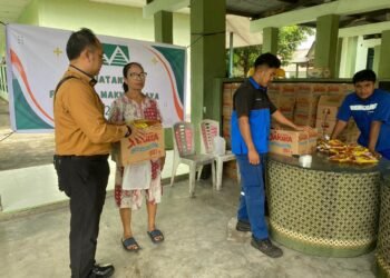 Sinergi Kodim 1310/Bitung Dan PT. Agro Makmur Raya (AMR) Gelar Aksi Sosial Bagi-Bagi Sembako