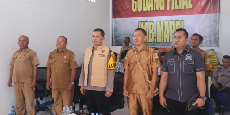 Polres Mappi Siap Distribusikan Puluhan Ton Beras SPHP Kepada Masyarakat