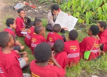 Polri Hadirkan Pembelajaran Lapangan untuk Anak Wamena dalam Program Rasaka Cartenz 2025
