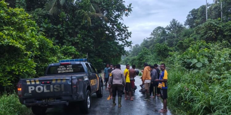 Sejumlah Wilayah Terendam, Polsek Pantai Timur Kerahkan Anggota Pantau Dampak Banjir