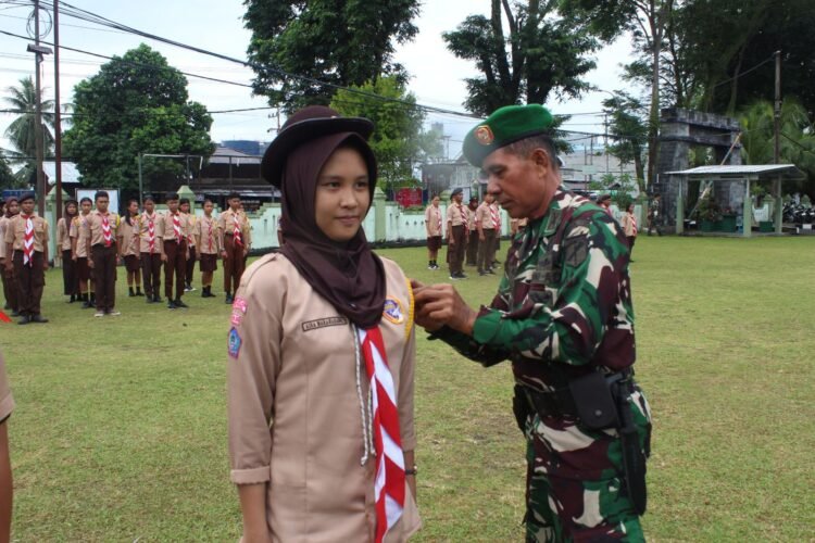 Perkuat Kebangsaan Generasi Muda, Kodim 1310/Bitung Gelar Persami KKRI