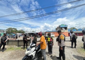 Patroli Humanis Polres Jayawijaya, Jaga Ketertiban Kota Wamena
