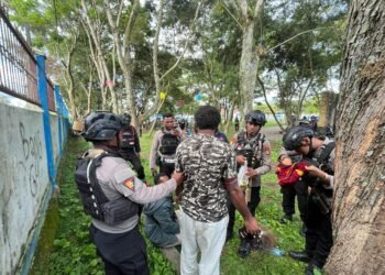 Patroli Sambang Polres Jayawijaya, Jaga Kamtibmas Kota Wamena