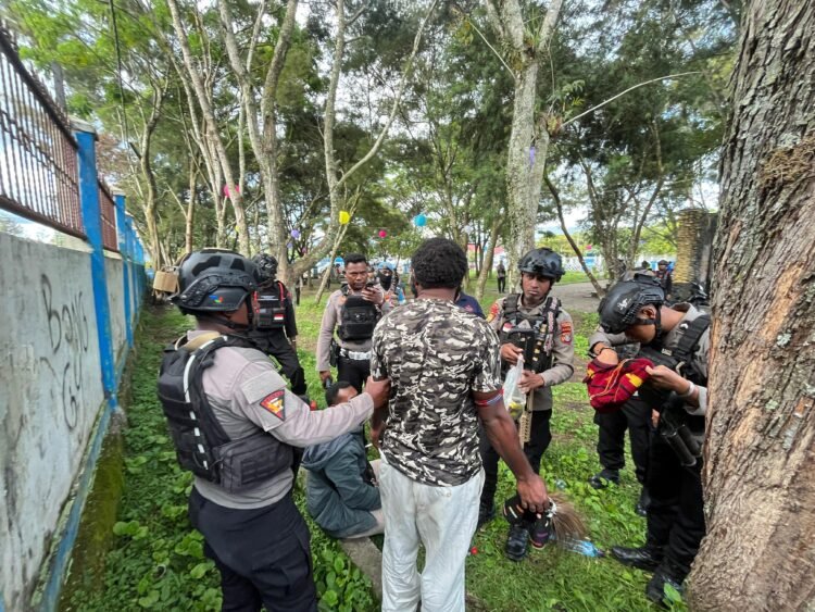 Patroli Sambang Polres Jayawijaya, Jaga Kamtibmas Kota Wamena