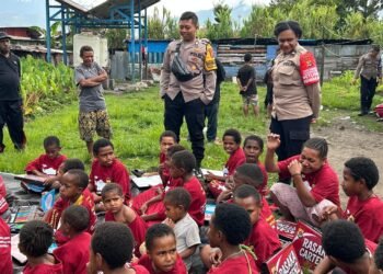 Subsatgas Si Ipar Operasi Rasaka Cartenz 2025 Polres Jayawijaya Gelar Polisi Pi Ajar di Wamena