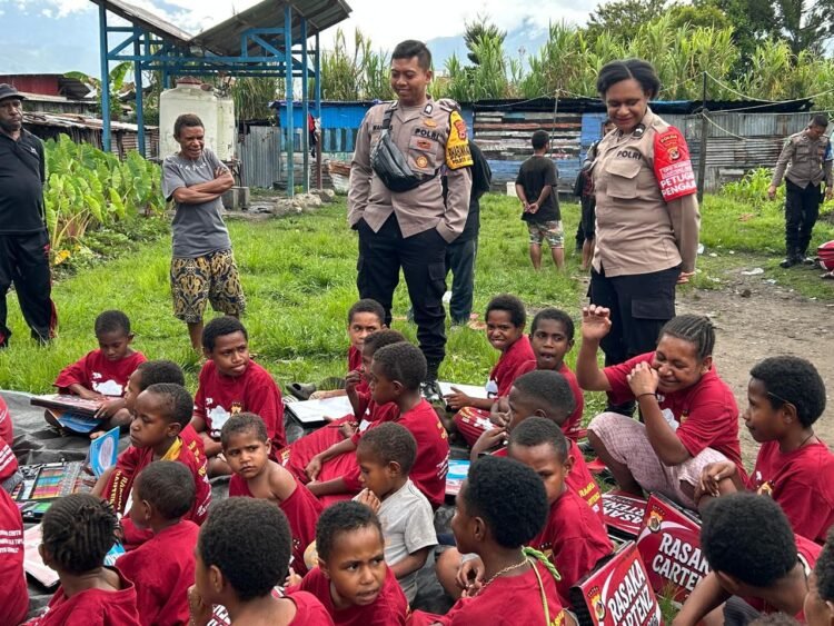 Subsatgas Si Ipar Operasi Rasaka Cartenz 2025 Polres Jayawijaya Gelar Polisi Pi Ajar di Wamena