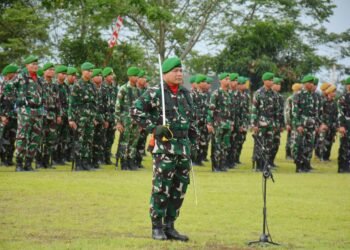 Upacara Peringatan Hari Juang Infanteri Ke-77 Tahun 2025, Dandim 1310/Bitung Sukses Jalankan Tugas sebagai Komandan Upacara